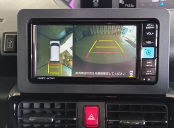 タントカスタム X　純正ナビTV・パノラマビューモニター　4WD