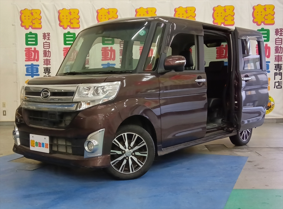 タントカスタム X　トップエディションSAⅡ　純正ナビＴＶバックカメラ　4ＷＤ