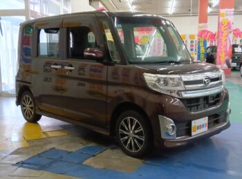 タントカスタム X　トップエディションSAⅡ　純正ナビＴＶバックカメラ　4ＷＤ