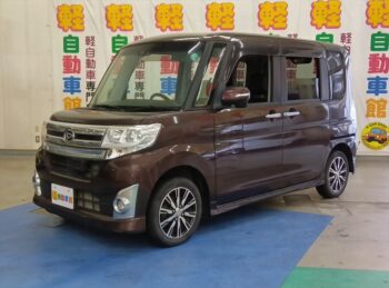 タントカスタム X　トップエディションSAⅡ　純正ナビＴＶバックカメラ　4ＷＤ