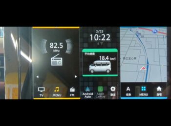 スペーシアカスタム ハイブリッドＸＳ　全方位モニター　純正９インチナビ　ＴＶ　スズキコネクト 4WD