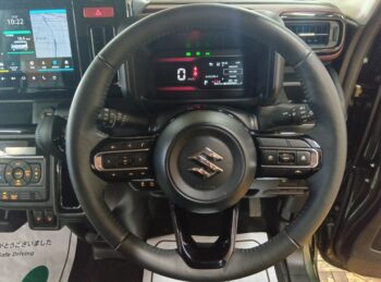 スペーシアカスタム ハイブリッドＸＳ　全方位モニター　純正９インチナビ　ＴＶ　スズキコネクト 4WD