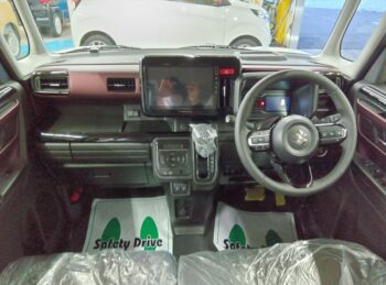 スペーシアカスタム ハイブリッド XS 10インチディスプレイオーディオ・バックカメラ 未使用車 4WD