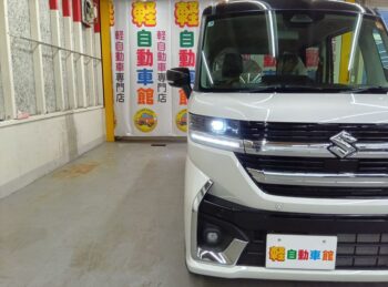 スペーシアカスタム ハイブリッド XS 10インチディスプレイオーディオ・バックカメラ 未使用車 4WD