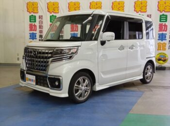 フレアワゴン カスタムスタイル ハイブリッドＸＳ　　8インチナビ・ＴＶ　4ＷＤ