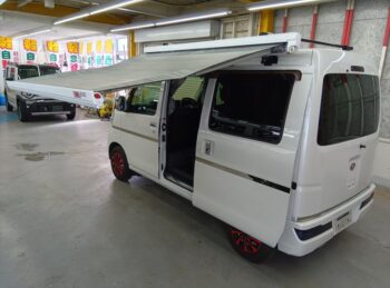 ハイゼットカーゴバン クルーズターボ SAⅢ サイドオーニング 4WD