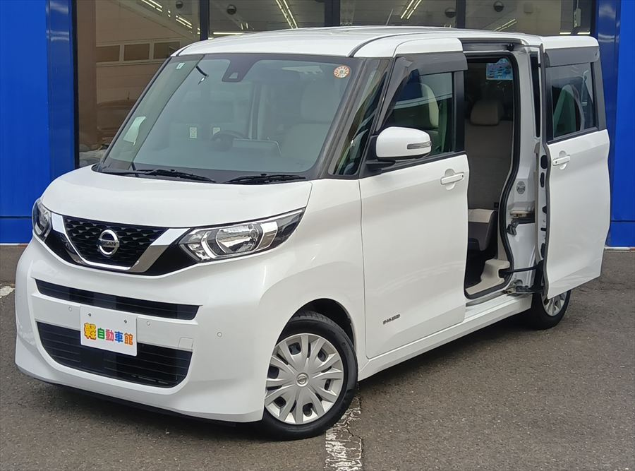 ルークス Ｘ エマージェンシーブレーキ 純正ナビＴＶ・アラウンドビューモニター