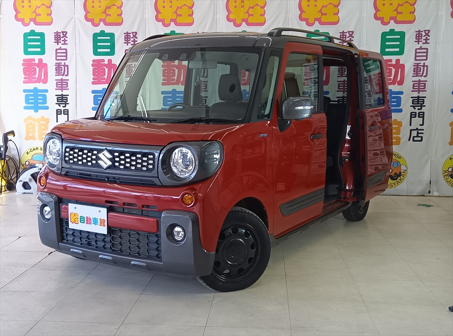 スペーシアギア ハイブリッドXZターボ 全方位モニター用カメラパッケージ装着車　4WD