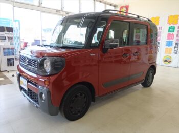 スペーシアギア ハイブリッドXZターボ 全方位モニター用カメラパッケージ装着車　4WD