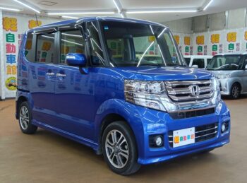 N-BOX+カスタム Ｇ 福祉車両 車いす仕様スローパー後期型 純正ナビ・ＴＶ4WD