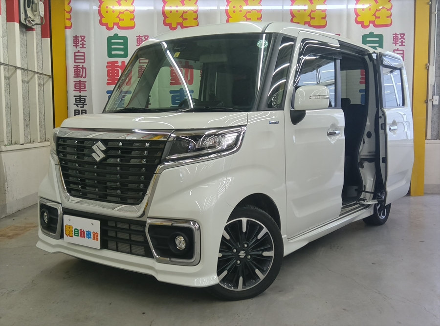 スペーシアカスタム ハイブリッド XS ターボ ナビ付 4WD