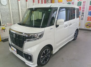 スペーシアカスタム ハイブリッド XS ターボ ナビ付 4WD