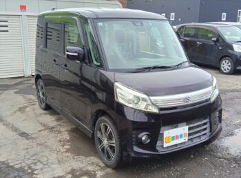 スペーシアカスタム TS ターボ 純正ナビ・TV・バックモニター 4WD