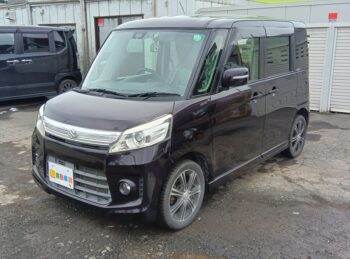 スペーシアカスタム TS ターボ 純正ナビ・TV・バックモニター 4WD