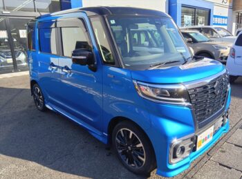 スペーシアカスタム ハイブリットＸＳ ターボ 純正８インチナビＴＶ・全方位モニターパッケージ