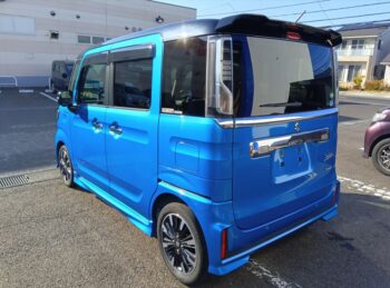 スペーシアカスタム ハイブリットＸＳ ターボ 純正８インチナビＴＶ・全方位モニターパッケージ