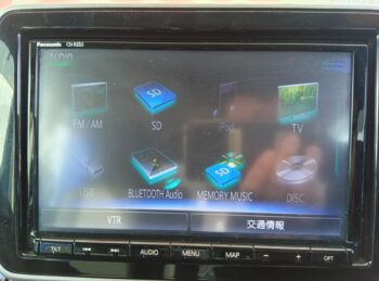 スペーシアカスタム ハイブリットＸＳ ターボ 純正８インチナビＴＶ・全方位モニターパッケージ