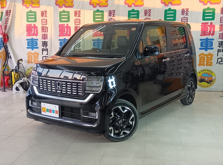 N-WGNカスタム L・ターボホンダセンシング　純正ナビ・TV・バックモニター　4WD