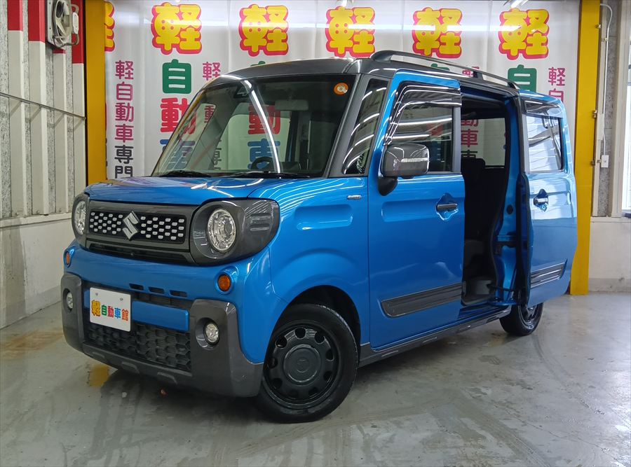 スペーシアギア ハイブリッド XZ ターボ 全方位モニター 純正ナビ・TV 4WD