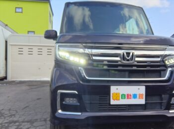 N-BOXカスタム Lターボ 純正ナビ・TV・バックカメラ 後期型 4WD
