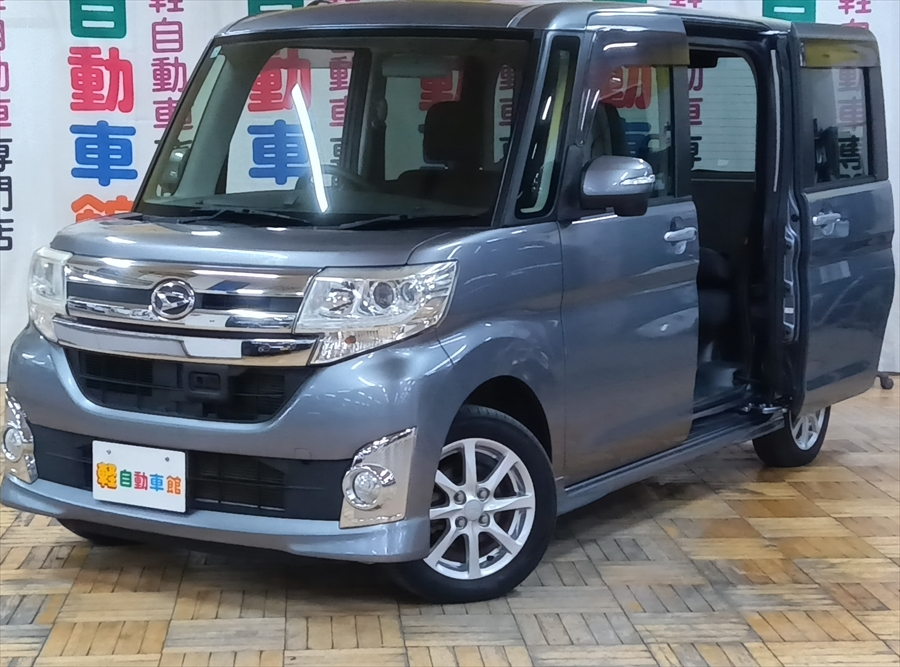 タントカスタム Ｘ　ＳＡ 純正ナビ・ＴＶ　バックカメラ　4WD