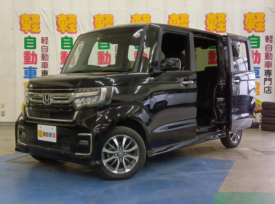 N-BOXカスタム L 純正ディスプレイオーディオ・バックカメラ 後期型 4WD