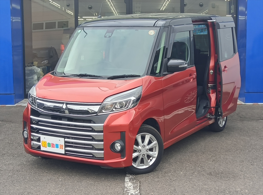 eKスペースカスタム Ｇ ｅアシスト 純正ナビＴＶ・バックカメラ 後期型