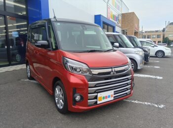 eKスペースカスタム Ｇ ｅアシスト 純正ナビＴＶ・バックカメラ 後期型