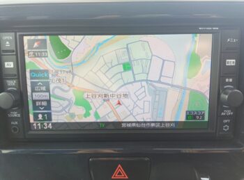 eKスペースカスタム Ｇ ｅアシスト 純正ナビＴＶ・バックカメラ 後期型
