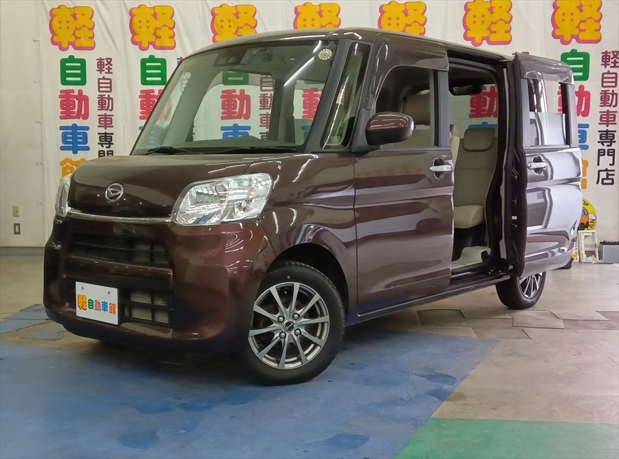 タント X　SAⅢ　福祉車両助手席ウェルカムシート　純正ナビ・TV　4WD