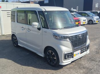 スペーシアカスタム ハイブリッドXS 純正ナビ・TVバックモニター 4WD