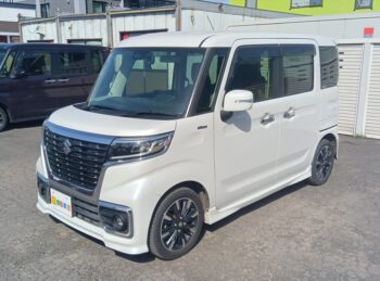 スペーシアカスタム ハイブリッドXS 純正ナビ・TVバックモニター 4WD