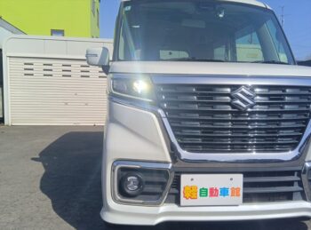 スペーシアカスタム ハイブリッドXS 純正ナビ・TVバックモニター 4WD