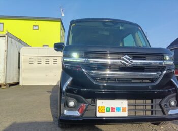 スペーシアカスタム ハイブリッドXS 全方位モニター 純正ナビ・TV スズキコネクト 4WD