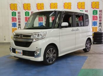 タントカスタム RS　トップエディションSAⅡ　ターボ　純正ナビＴＶ　バックカメラ　4WD