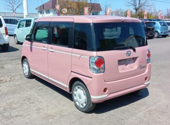 ムーヴキャンバス GホワイトアクセントVS SAⅢ 全方位モニター 純正8インチナビ・TV 4WD 