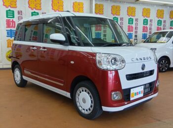 ムーヴキャンバス ストライプスＧ 純正ナビ 4WD