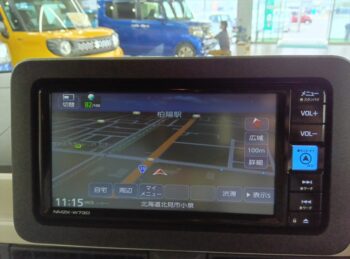 ムーヴキャンバス ストライプスＧ 純正ナビ 4WD