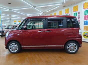 ムーヴキャンバス ＧメイクアップＳＡⅡ 純正ナビ 4WD