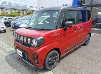 スペーシアギア ハイブリットＸＺターボ 全方位モニター 現行型 純正ナビＴＶ 未使用車