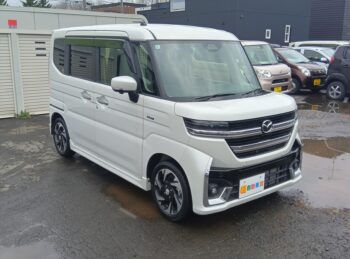 フレアワゴン カスタムスタイル XT ターボ 全方位カメラ 純正ナビ・ＴＶ 4WD