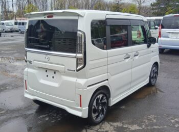フレアワゴン カスタムスタイル XT ターボ 全方位カメラ 純正ナビ・ＴＶ 4WD