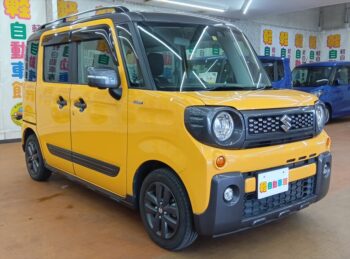 スペーシアギア ハイブリッドＸＺターボ　全方位モニター　ナビ・ＴＶ 4WD