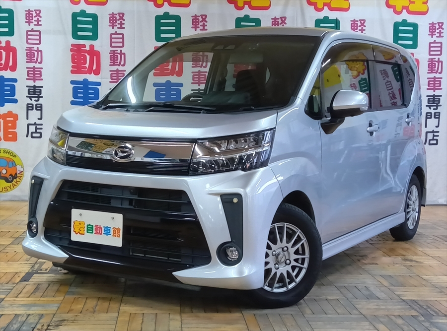 ムーヴカスタム Ｘリミテッド ＳＡⅢ　後期型　純正ナビ　アラウンドビューモニター 4WD