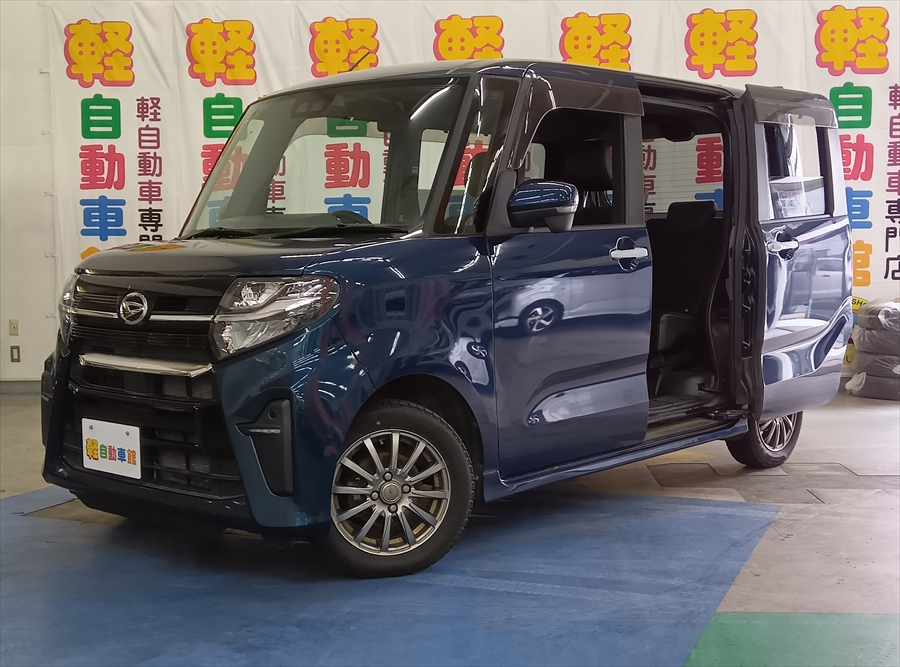 タントカスタム RS　ターボ　純正ナビ・TV　バックカメラ　4WD