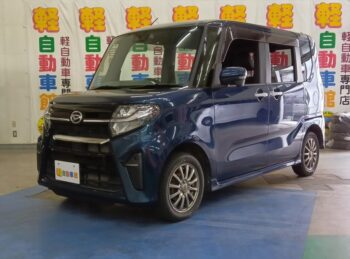 タントカスタム RS　ターボ　純正ナビ・TV　4WD