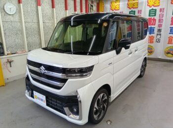 スペーシアカスタム ハイブリッドXS 全方位モニター純正ナビ・TV・スズキコネクト 4WD