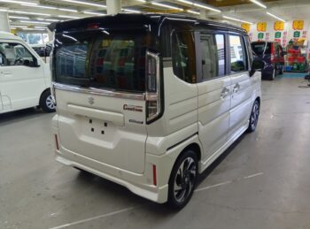 スペーシアカスタム ハイブリッドXS 全方位モニター純正ナビ・TV・スズキコネクト 4WD