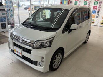 ムーヴカスタム X　SA　純正ナビ・TV・バックカメラ　後期型　4WD
