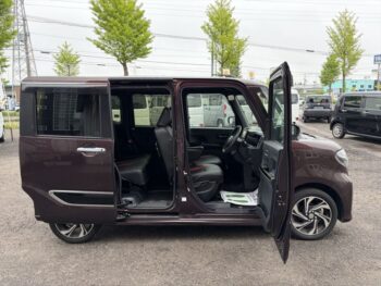 シフォンカスタム RSリミテッド　ターボ　スマートアシスト　純正ナビTV　パノラミックビューモニター　4WD